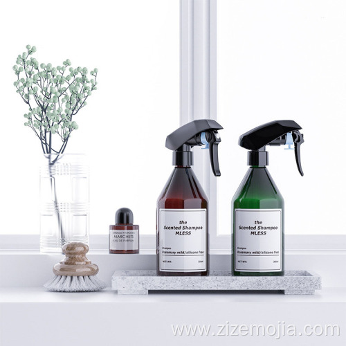 300ml green and grey pump spray bottle